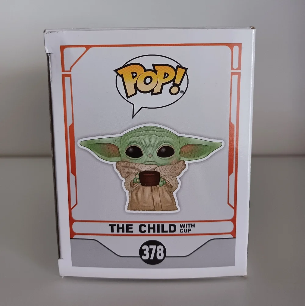 The Child Grogu With Cup From Star Wars‎ Mandalorian 378 Vinyl Figure Funko Pop